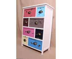Credenza cassettiera di Cassetti Colorati Corridoio armadio/comodino