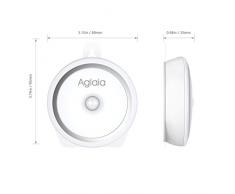 Aglaia Lampada da Parete con Sensore di Movimento, Luce per Armadio 5 LED Ricaricabile con 2 Modalità d'Illuminazione, Lampade per Scale, Corridoio, Guardaroba, ecc.