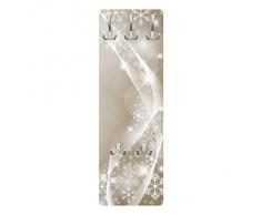 Appendiabiti - Snow sparkles 139x46x2cm, appendiabiti a muro, appendiabiti da muro, appendiabiti da parete, appendiabiti design
