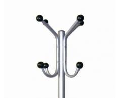 Ashley - Appendiabiti a 8 ganci, colore: argento.