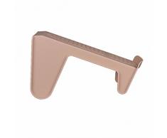 Shenline salva spazio finitura rack tacchi alti economia calzature scarpe mensola rack di stoccaggio organizzatore in struttura a doppio strato Brown