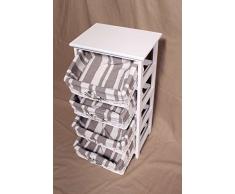 Corridoio armadio da bagno, 4 – Armadietto Cassetto cestino cassetti
