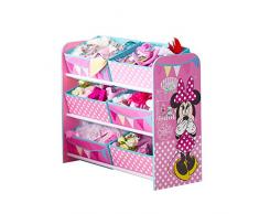 Disney Minnie Mouse-Mobiletto da HelloHome per bambini, in legno, colore: rosa, 63,5 x 30 x 60 cm