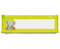 Asalvo 11831 Elephant Sponda del Letto, Verde, 140 X 43.5 cm