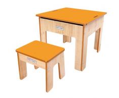 Little Helper, Tavolino basso per bambini, con ripiano reversibile