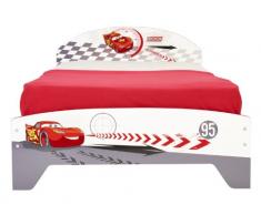 Worlds Apart (WAP) 456CSR01EM Cars Letto Singolo per Bambino, MDF, Rosso/Grigio