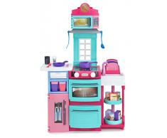 Little Tikes - Cucina giocattolo, con fornelli, forno e scaffali, colore: Rosa