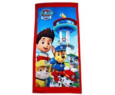 Paw Patrol bambini Asciugamano da spiaggia - rosso -
