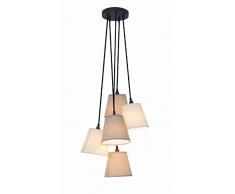 Lampada a sospensione Näve 7062511 illuminazione ombrelli tessuto