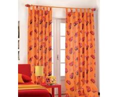 Tenda Disney Cars Pixar telo arredo cameretta 140x290 cotone col arancione G492