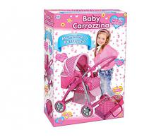 Teorema 70633 - Carrozzina per Bambola, con Porta Baby, in Metallo