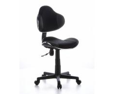 Sedia Girevole Per Bambini Kiddy Gti-2 Tessuto Nero Grigio