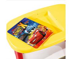 Smoby 310292 - Tavolo con panche da picnic, motivo: Cars
