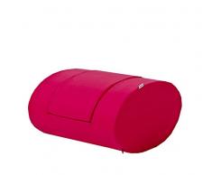 HOPPE Kids Flower Power Ellipse imbottita sedia con braccioli, spugna, 100% cotone certificato Ökotex, plastica, rosa, 60 x 35 x 58 cm