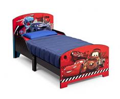Delta Children BB86975CR - Lettino cars per bambini, 143 x 77 x 71 cm, Rosso