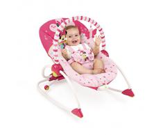 Disney Baby 60355-3-ES-R17 Minnie Mouse Archi e Farfalle, Seggiolino a Dondolo, Multicolore