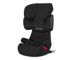 Cybex 512116009 Silver Solution X - Fix Seggiolino Auto per Bambini, Gruppo 2/3 (15 - 36 Kg), Collezione 2015, Pure Black
