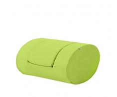 HOPPE Kids Space Ellipse imbottita sedia con braccioli, spugna, 100% cotone Ökotex Certificato, plastica, Lime, 60 x 35 x 58 cm