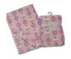 Coperta per passeggino, motivo: cupcake rosa