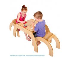 Little Helper, Tavolino con portamatite e 2 sedie, per bambini