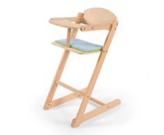 DOLL MOBILI Pu seggiolone in legno naturale m.Stoffeinlage