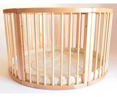 MOLTO GRANDE legno box per bambini Ø 120cm
