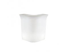 Slide Jumbo Corner Bancone Bar Luminoso, Bianco