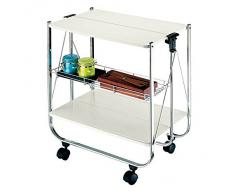 Tomasucci Kit carrello da cucina richiudibile in metallo