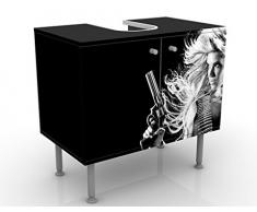 Mobile per lavabo design Bang, Bang, Baby! 60x55x35cm, Größe:55cm x 60cm