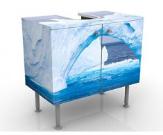 Mobile per lavabo design Antarctic Iceberg 60x55x35cm, Größe:55cm x 60cm