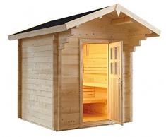 Sauna finlandese Svezia per 6 persone da esterno