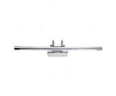 APPLIQUE DA BAGNO A LED WISDOM® LAMPADA SPECCHIO IN ALLUMINIO CROMATO CON COPERTURA OPACA DA 12W 1100 LUMEN A LUCE BIANCO FREDDO 6500K LED DRIVER INCLUSO