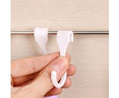 Tutoy Piccolo Gancio Portatile Di Plastica Accessori Per Bagno Gancio Chiusure Singolo