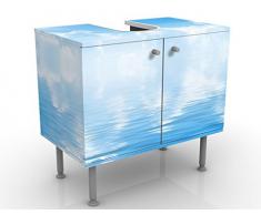 Mobile per lavabo design Above Sea Level 60x55x35cm, basso, Larghezza: 60cm, regolabile, mobiletto da lavandino, lavandino, mobiletto da lavabo, lavabo, mobiletto, bagno, bagnetto, mobile da bagno