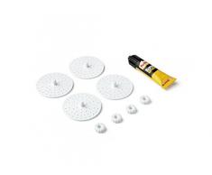 Tatay 4489901 Glue & Fix Kit di fissaggio Armadietto di bagno plastica bianco 11 x 3 x 19,5 cm