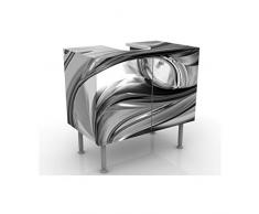 Mobile per lavabo design Illusionary II 60x55x35cm, basso, Larghezza: 60cm, regolabile, mobiletto da lavandino, lavandino, mobiletto da lavabo, lavabo, mobiletto, bagno, bagnetto, mobile da bagno