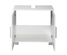 VCM 580159 Mobile per Lavabo Ingolf con Piedi di Supporto, Bianco