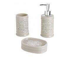Portaspazzolini Portasapone e Portasaponetta Stoneware Variante unica