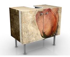 Mobile per lavabo design Inner Rose 60x55x35cm, basso, Larghezza: 60cm, regolabile, mobiletto da lavandino, lavandino, mobiletto da lavabo, lavabo, mobiletto, bagno, bagnetto, mobile da bagno