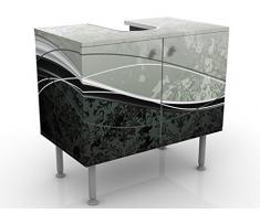 Mobile per lavabo design Swinging Baroque 60x55x35cm, basso, Larghezza: 60cm, regolabile, mobiletto da lavandino, lavandino, mobiletto da lavabo, lavabo, mobiletto, bagno, bagnetto, mobile da bagno