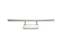 SODIAL(R) Lampada Bagno Parete 7W Bianco Caldo 30 LED SMD 5050 AC110-240V Acciaio Inox