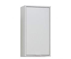 13casa Ibis Mobile Pensile, Legno, Bianco, 37x17x68 cm