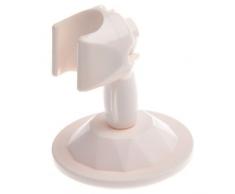 takestop® SUPPORTO PORTA BRACCIO DOCCIA TELEFONO IN PLASTICA CON VENTOSA SOFFIONE ROTAZIONE 360 GRADI ACCESSORI ARREDO BAGNO