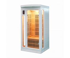 Sauna cabina ad infrarossi sole bianco 1 posto Sn-SOLEILBL1