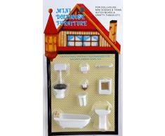 Casa Delle Bambole Miniatura 1:48 Bilancia Plastica Arredo Bagno Suite