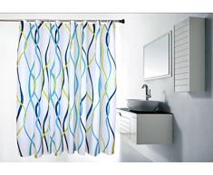 Soggiorno tende tende camera da letto disegno ondulato in poliestere ispessimento tenda della doccia tende Bagno tenda della doccia bagno impermeabili e ammuffito tendina umidità tende di cotone della tenda continentale ( dimensioni : 120*200cm )