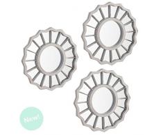 Set Di 3 Crema Specchi Da Parete