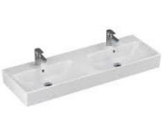 Doppio lavabo 130 x 47 cm senza rubinetti, Attenzione: Rubinetti e WBT passendes Mobili anche disponibile forniamo Armaturen quasi tutte le marche