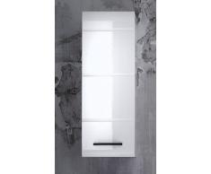 Trendteam, 1116-501-01 Armadietto da bagno Skin 30 x 77 x 23 cm, lucido, Bianco (Weiß)