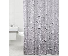 Tenda da doccia | grande scelta di belle tende da doccia di alta qualità | 12 anelli inclusi | impermeabile | effetto anti-muffa (180 x 200 cm, Dewdrop)